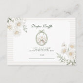 Botanical Gingham Silly Goose Diapper Raffle エンクロージャーカード (正面)