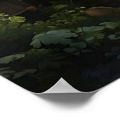 Botanical Gothic Books Library Print, Abandoned ポスター (角)