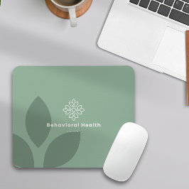 Botanical Green Counselor Behavioral Health Logo  マウスパッド