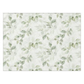 Botanical Green Leaf Pattern テーブルクロス (正面(横))