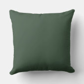 botanical green leaf pillow クッション (裏面)