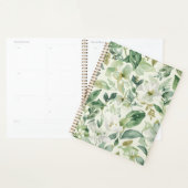 Botanical Green Watercolor Floral Leaves Nature  プランナー手帳 (ディスプレー)