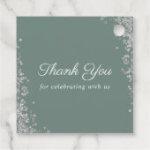 Botanical Greenery First Holy Communion Thank You フェイバータグ (裏面)