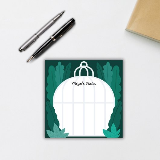 Botanical Greenhouse Sticky Notes - Miya’s Notes ポストイット