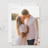 Botanical Grevillea Floral Photo  セーブザデート (裏面)