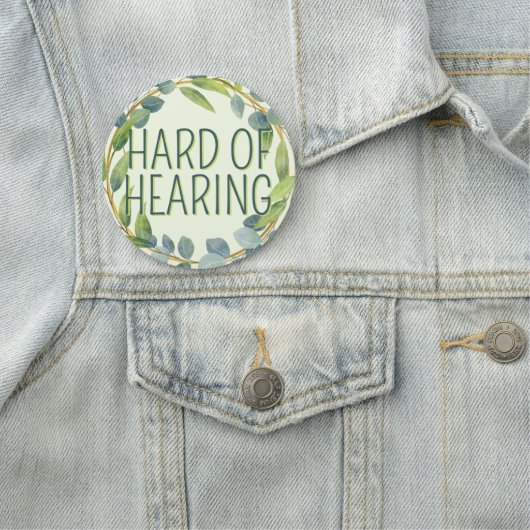 Botanical Hard of Hearing Green Deafness 名札 (インサイチュ)