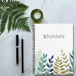 Botanical Harmony Personalized Journal ノートブック