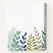 Botanical Harmony Personalized Journal ノートブック (裏面)