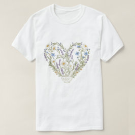 Botanical Heart Apothecary Pharmacy Flower  Tシャツ