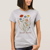Botanical Heartbeat- dgn by Maaya Prints, Women's Tシャツ (正面)