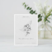 Botanical Illustration 5 'The Awakening of Spring' ポストカード (スタンド正面)