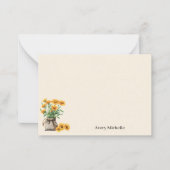 Botanical Illustration Personal Stationary ノートカード (正面)