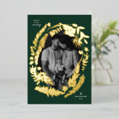 Botanical Impressions Frame Christmas Pine 箔シーズンカード (立ち正面)