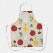 Botanical Kitchen Apron – Garlic, Onion エプロン (正面)