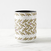 Botanical Leaf Combo Mug (15 oz) マグカップ (中央)