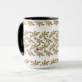 Botanical Leaf Combo Mug (15 oz) マグカップ (正面左)