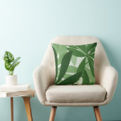 botanical leaf fresh green interior クッション (椅子)