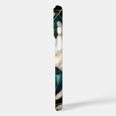 Botanical Leaf iPhone Case Green Gold StainedGlass Case-Mate iPhoneケース (裏面 / 左)