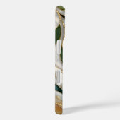 Botanical Leaf iPhone Case Green Gold StainedGlass Case-Mate iPhoneケース (裏面 / 右)