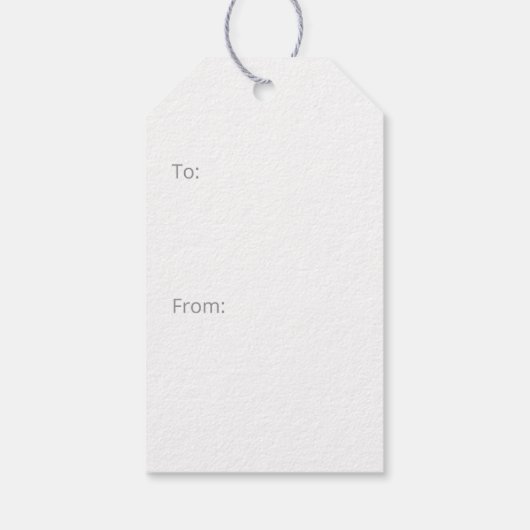 Botanical Leaf Nature ギフトタグ (裏面)