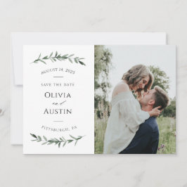 Botanical Leafy Greenery日付を保存