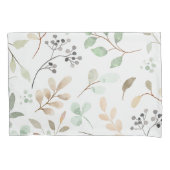 Botanical Leaves Pillowcase 枕カバー (正面)