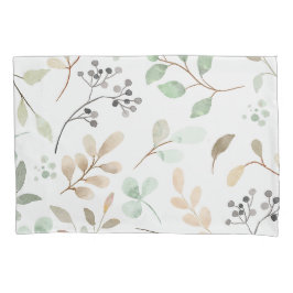 Botanical Leaves Pillowcase 枕カバー