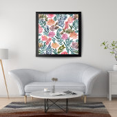 Botanical Leaves Watercolor | Floral Colorful ポスター