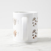 Botanical Line Art mugs ジャンボコーヒーマグカップ (裏面)