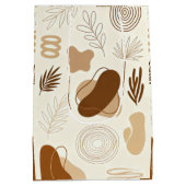 Botanical Line Art Paper Bag ミディアムペーパーバッグ (裏面)