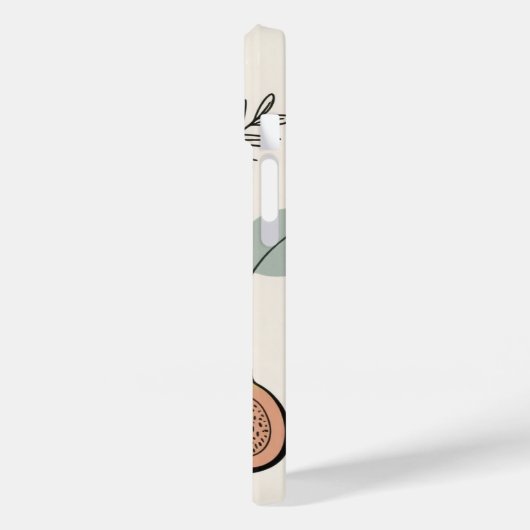 Botanical Lines – Earthy Leaf Art Phone Case Case-Mate iPhoneケース (裏面 / 左)