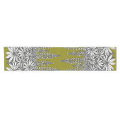 Botanical Lupine Mustard Yellow Table Runner ショートテーブルランナー (横)