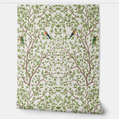 Botanical Marble Pattern Smooth Vinyl Wallpaper  壁紙 (ほどく)