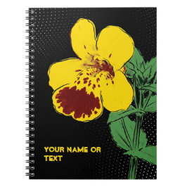 Botanical Mischief: The Magic Monkey Flower PopArt ノートブック