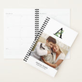 Botanical Monogram Gallery of 4 Photos Monthly プランナー手帳 (ディスプレー)