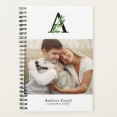 Botanical Monogram Gallery of 4 Photos Monthly プランナー手帳 (正面)