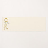 Botanical Monogram Pastel Yoga ヨガマット (正面(横))