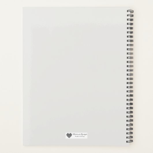 Botanical Monogram Wreath  プランナー手帳 (裏面)