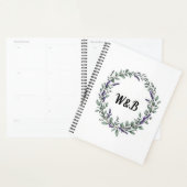 Botanical Monogram Wreath Notebook プランナー手帳 (ディスプレー)