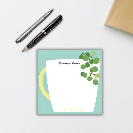  Botanical Mug Sticky Notes – Greenhouse  ポストイット