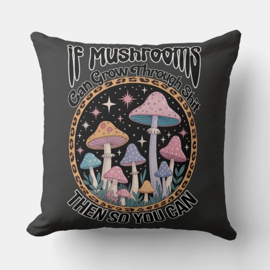 Botanical Mushroom クッション (正面)