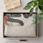 Botanical Nature – Black Cat in Wildflower Garden 薄葉紙 (ギフト)