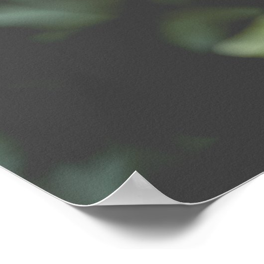 Botanical nature Wall Art Rose Print ポスター (角)