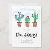 Botanical New Address Moving Announcement Card 案内状 (正面)