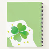 Botanical Notebook – Four-leaf Clover Design ノートブック (裏面)