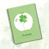 Botanical Notebook – Four-leaf Clover Design ノートブック