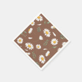 Botanical Paper Napkins, Flower Print Napkins スタンダードカクテルナプキン (角)