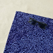Botanical Pattern in Blue 1 ビーチタオル (インサイチュ)