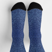 Botanical Pattern in Blue 2 ソックス (上部)