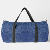 Botanical Pattern in Blue 2 ダッフルバッグ (正面)